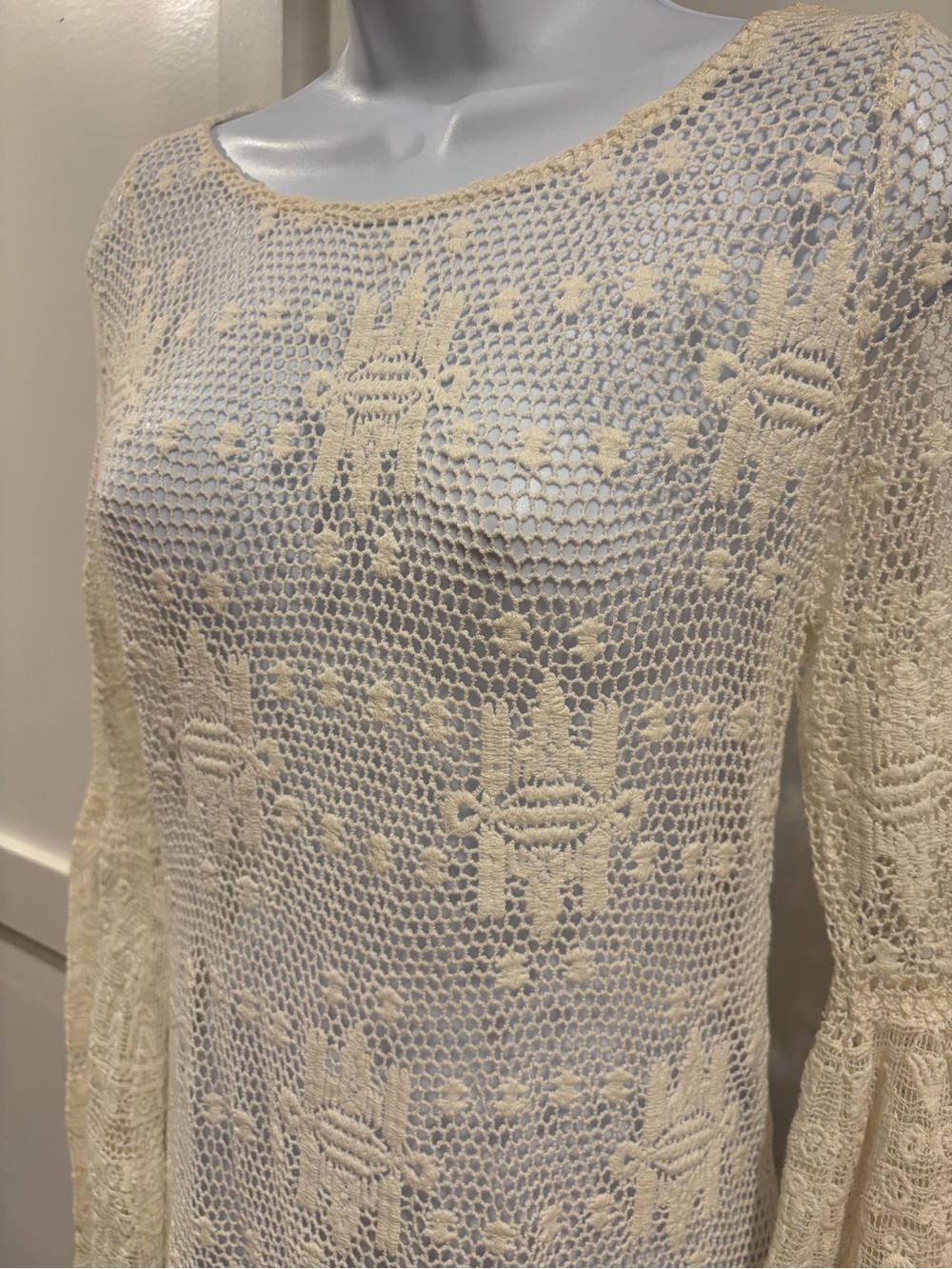 Jen’s Pirate Booty Cotton Crochet Evoke Swim Coverup Dress size XS - Picture 6 of 7